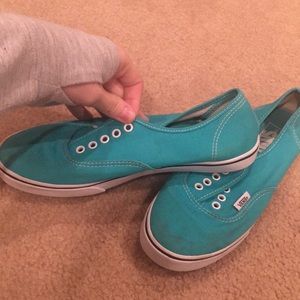 Teal vans